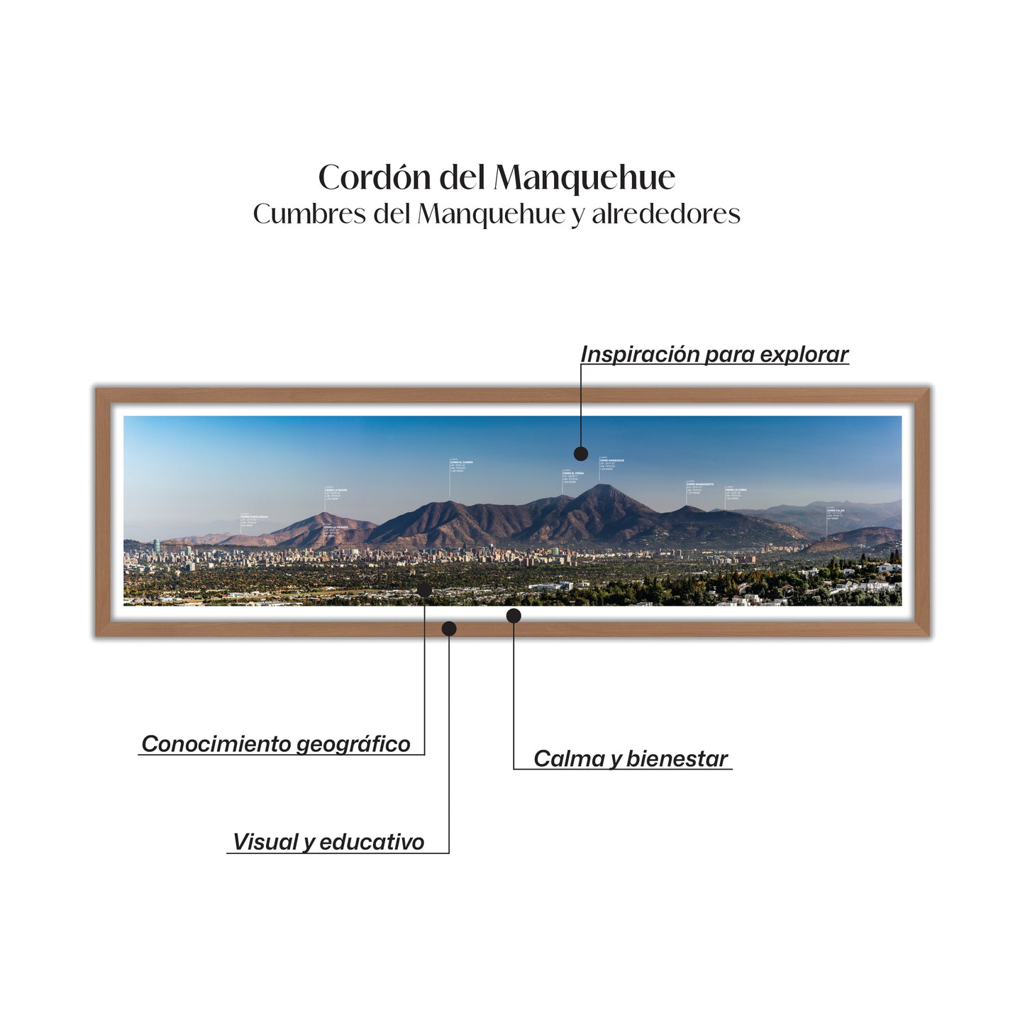 Panorámica Cordón del Manquehue