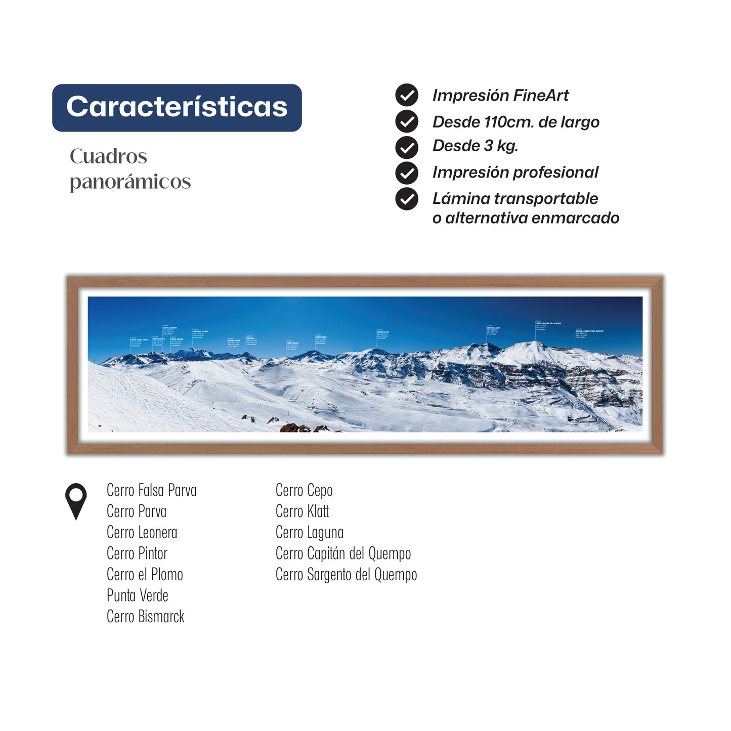 Panorámica Valle Nevado y Centros de Ski