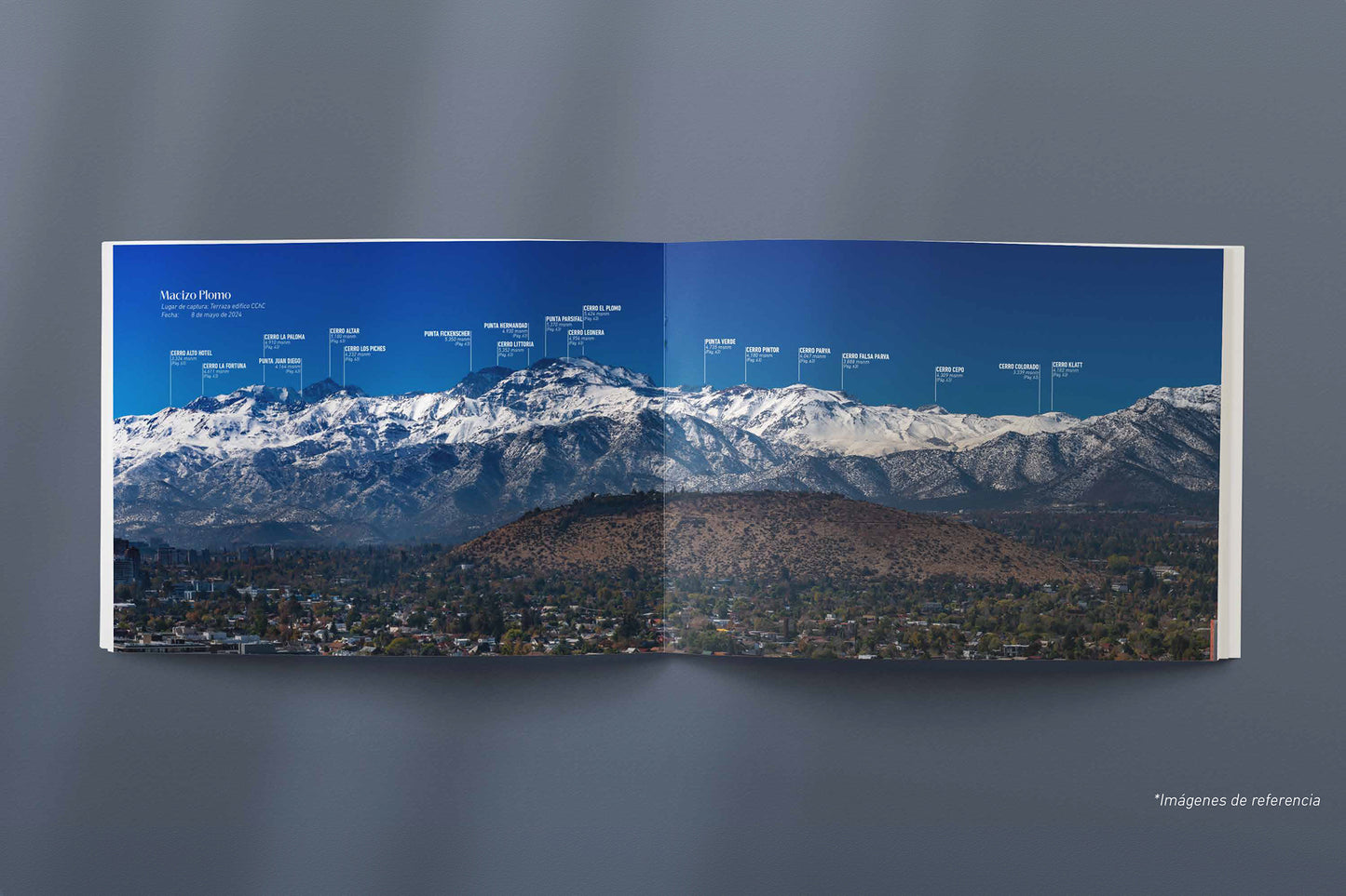 PREVENTA. Santiago y sus cumbres: Guía visual para identificar los cerros que rodean la ciudad