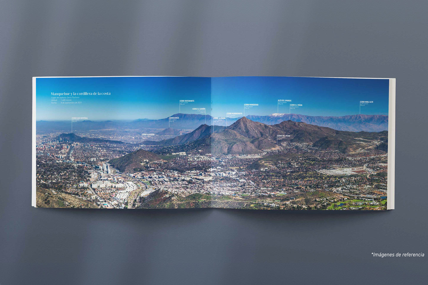 PREVENTA. Santiago y sus cumbres: Guía visual para identificar los cerros que rodean la ciudad