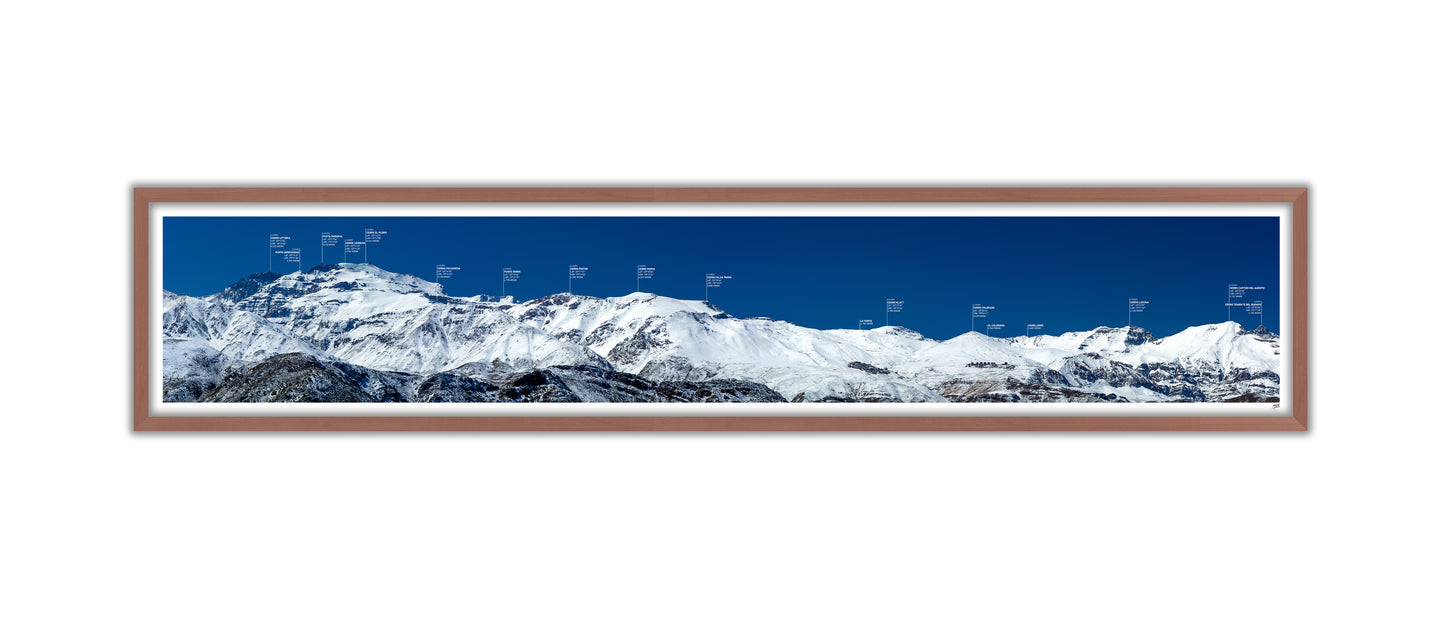 Macizo Plomo y centros de Ski