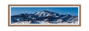 Panorámica Macizo Plomo Invernal desde el Cerro Colorado 2022
