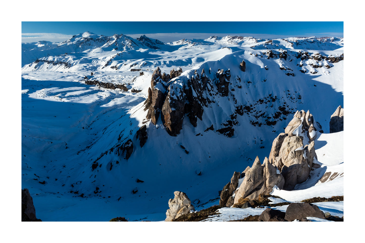 Monjes Blanco sobre el Valle