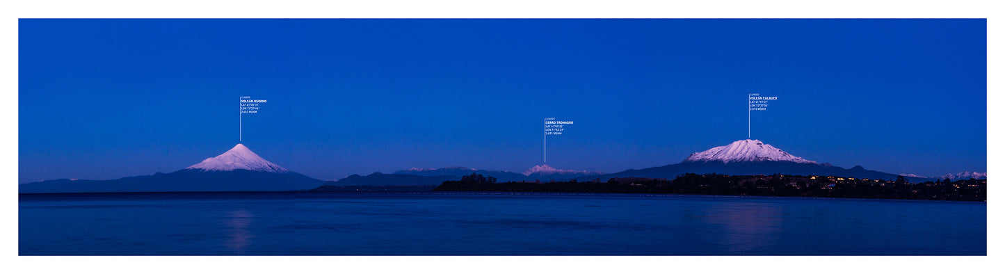 Panorámica Anochecer en Puerto Varas