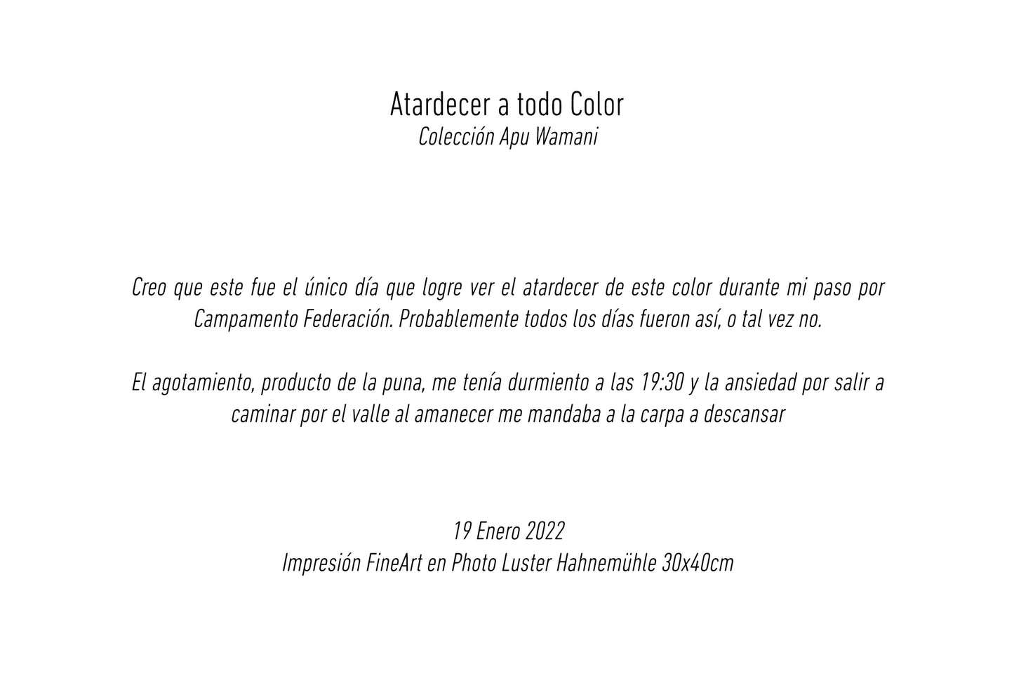 Atardecer a todo Color