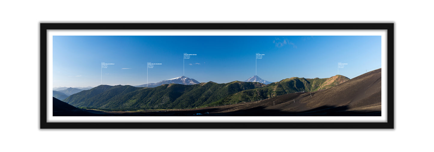 Panorámica Sierra del Colorado, Malalcahuello