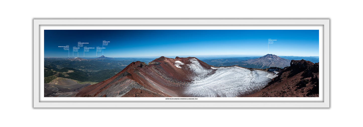 Panorámica Cráter Volcán Lonquimay