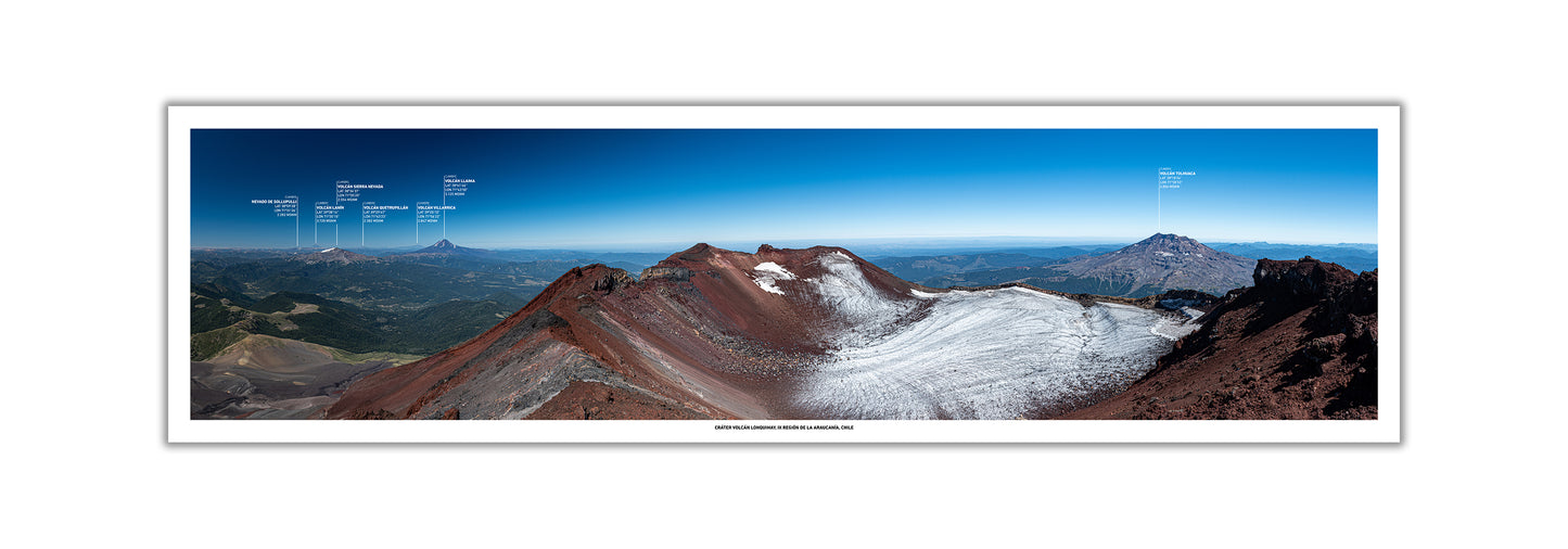 Panorámica Cráter Volcán Lonquimay