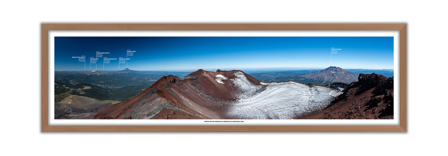 Panorámica Cráter Volcán Lonquimay