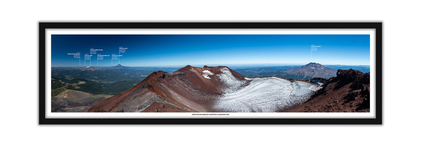 Panorámica Cráter Volcán Lonquimay