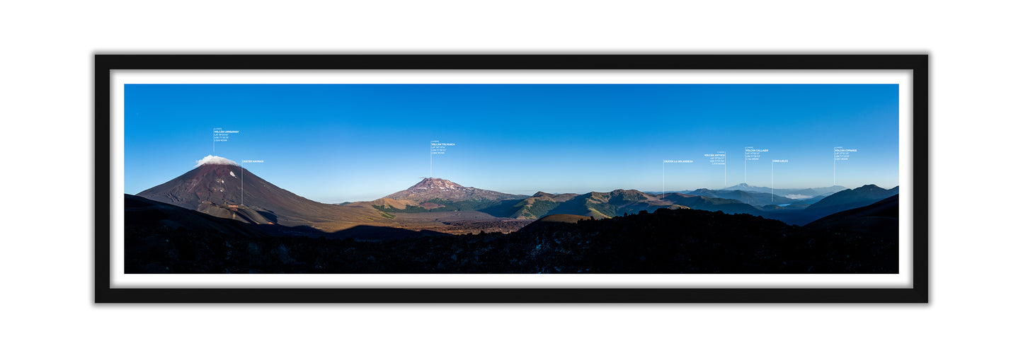 Panorámica Mirador de Los Volcanes, Malalcahuello