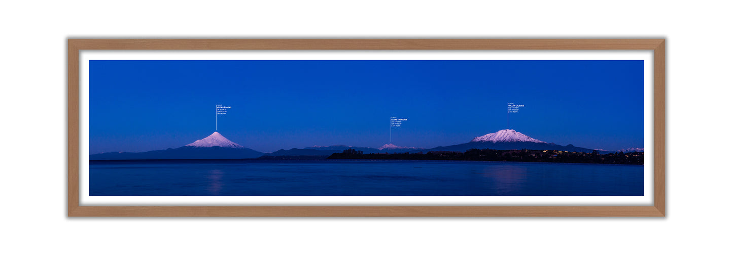Panorámica Anochecer en Puerto Varas