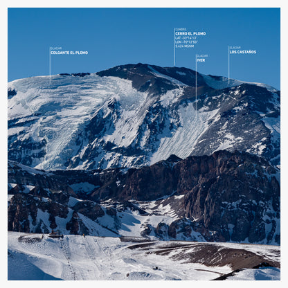 Macizo plomo y sus glaciares -38%
