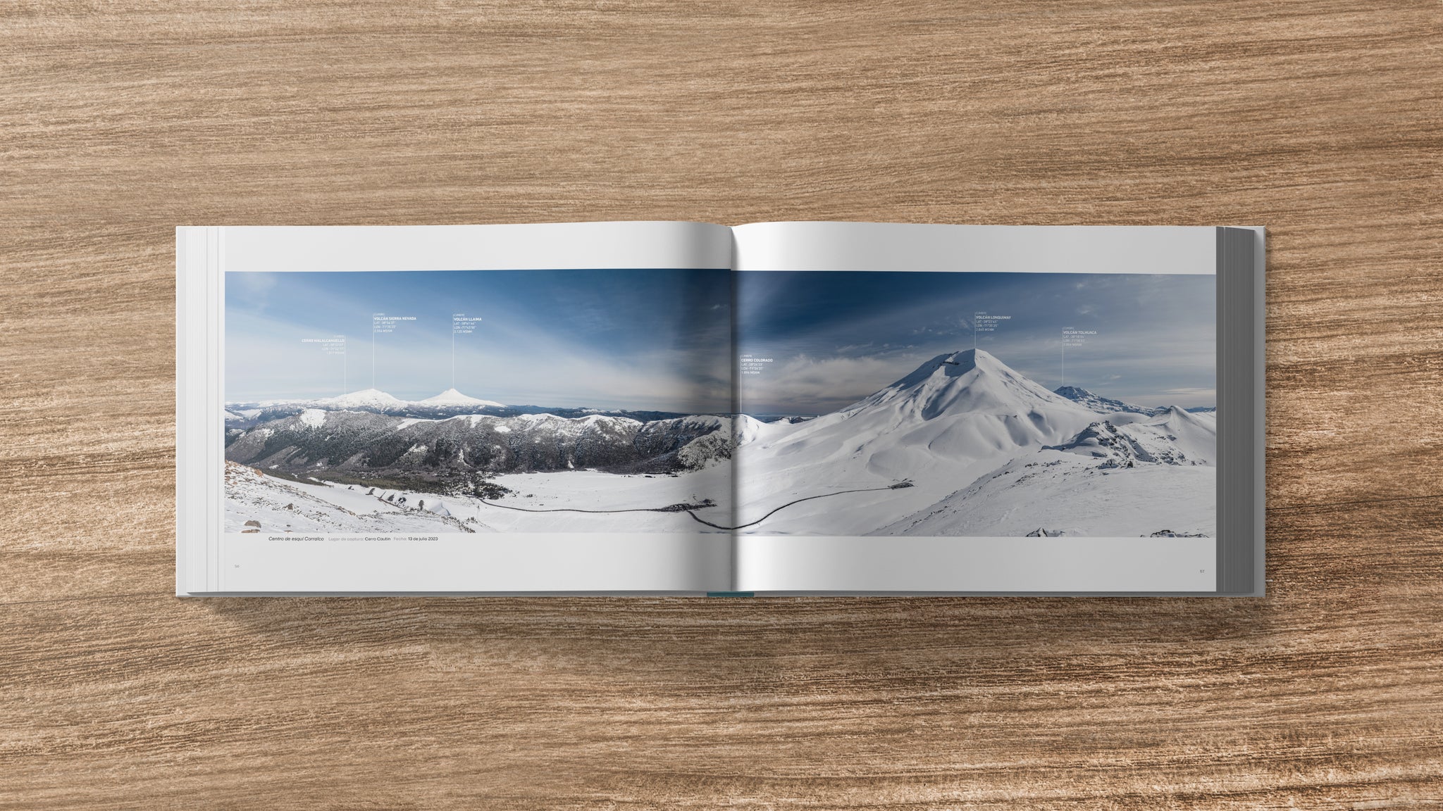 PREVENTA Libro Cumbres de Chile, Araucanía Andina Norte