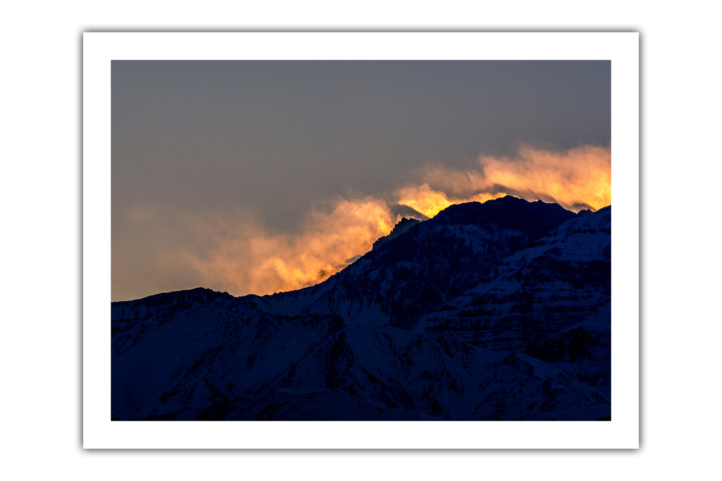 Lamina Amanecer sobre el Littoria 30x40cm