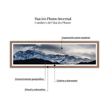 Panorámica Macizo Plomo Invernal 2022