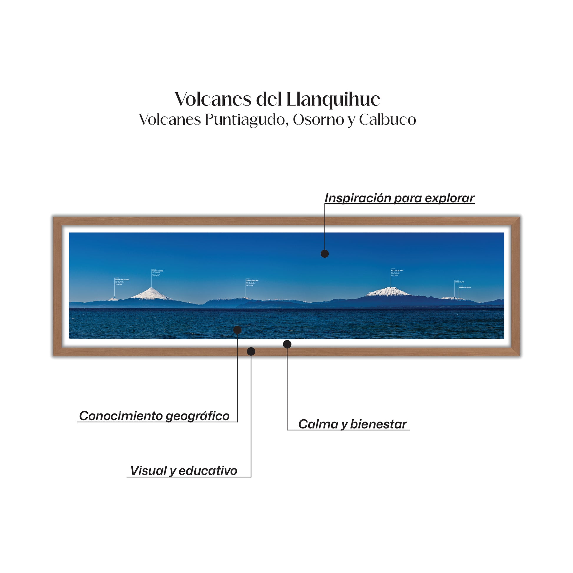 Panorámica Llanquihue y sus Volcanes
