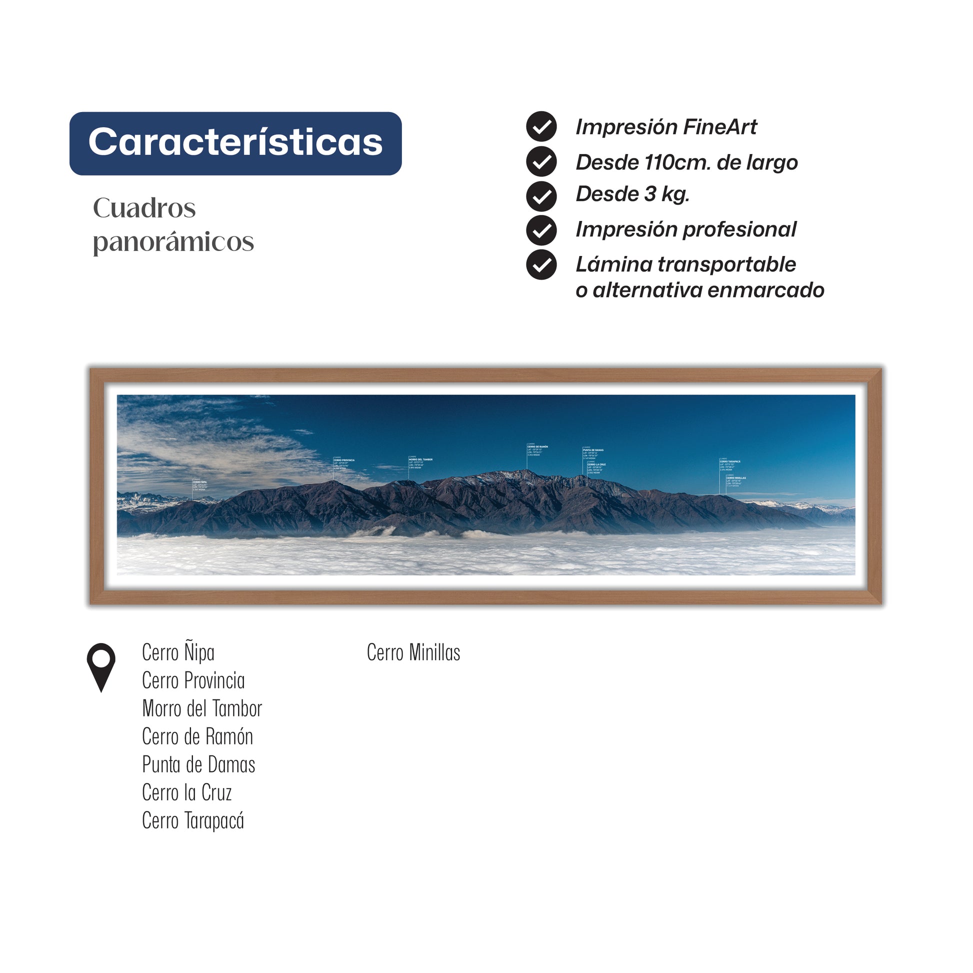 Panorámica Sierra de Ramón sobre Nubes
