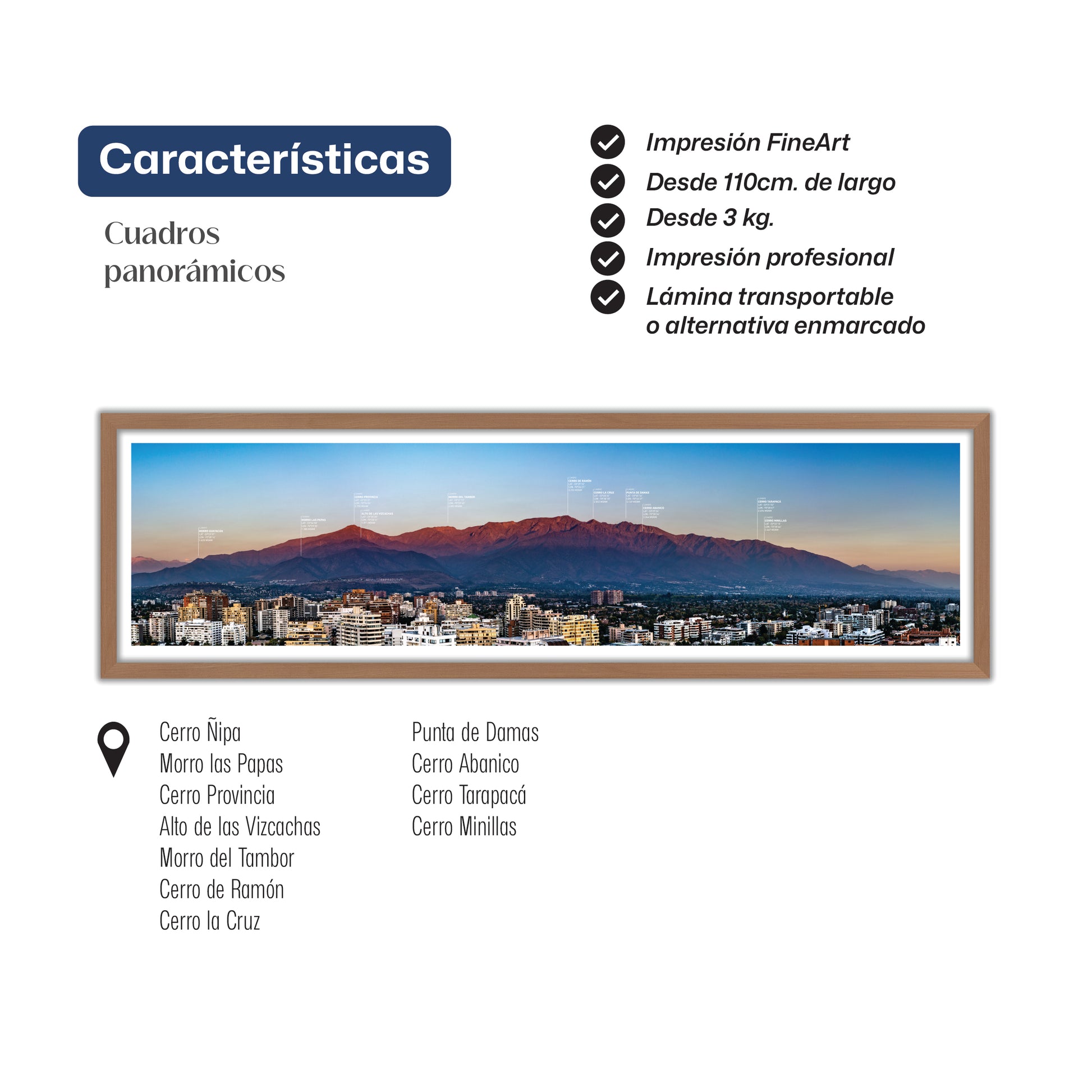 Panorámica Sierra de Ramón Atardecer 2