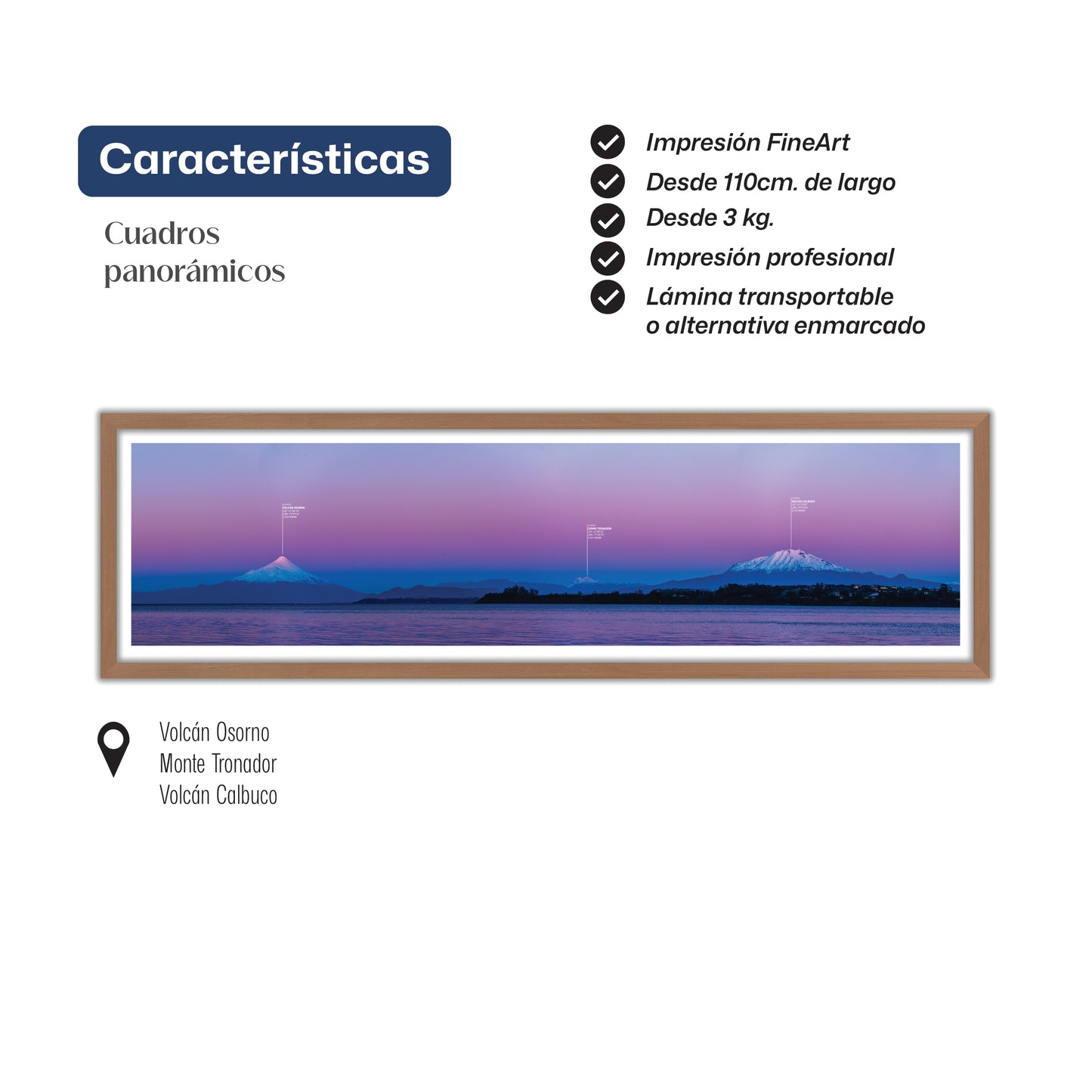 Panorámica Atardecer en Puerto Varas