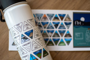 Botella cumbres del Mapocho + Stickers
