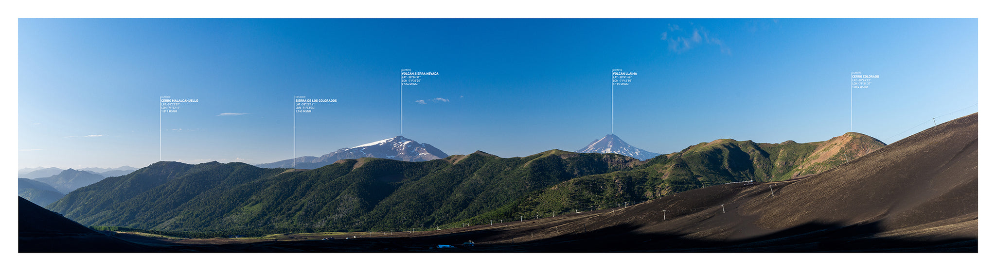 PREVENTA Libro Cumbres de Chile, Araucanía Andina Norte