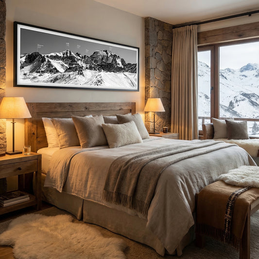 Panorámica La Parva y El Colorado