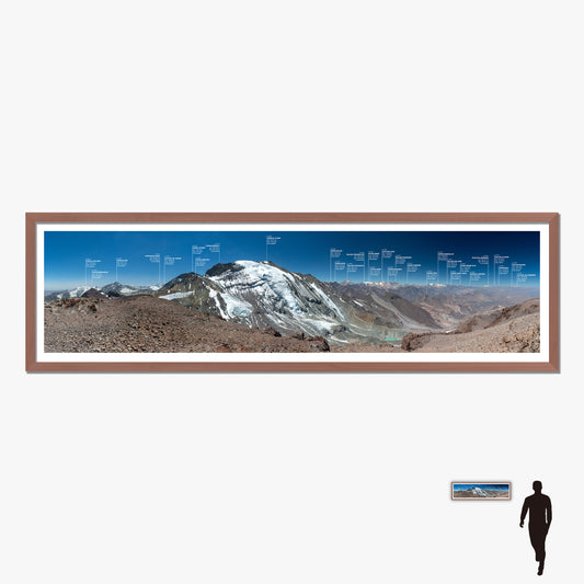 Cerro el Plomo desde Leonera