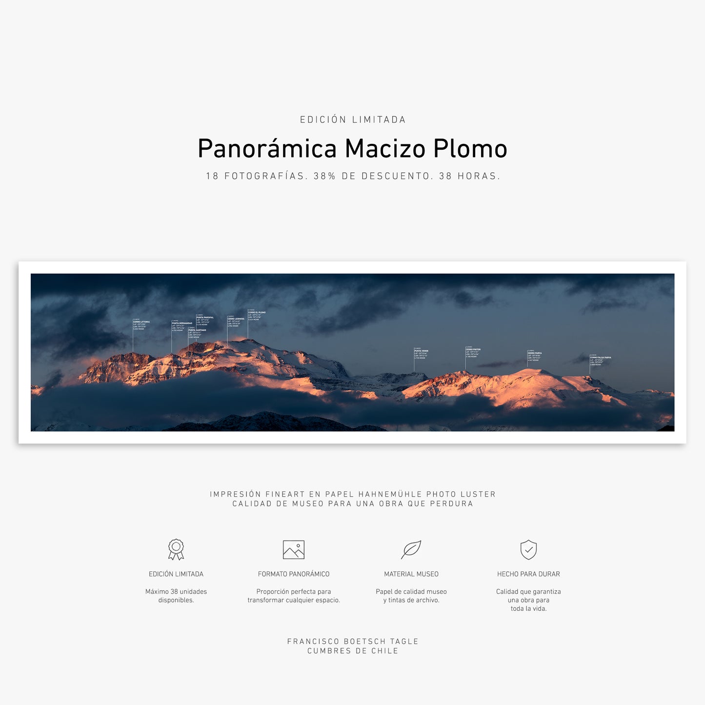 Macizo Plomo al atardecer -38%