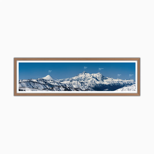 Panorámica Volcán Antuco y Sierra Velluda