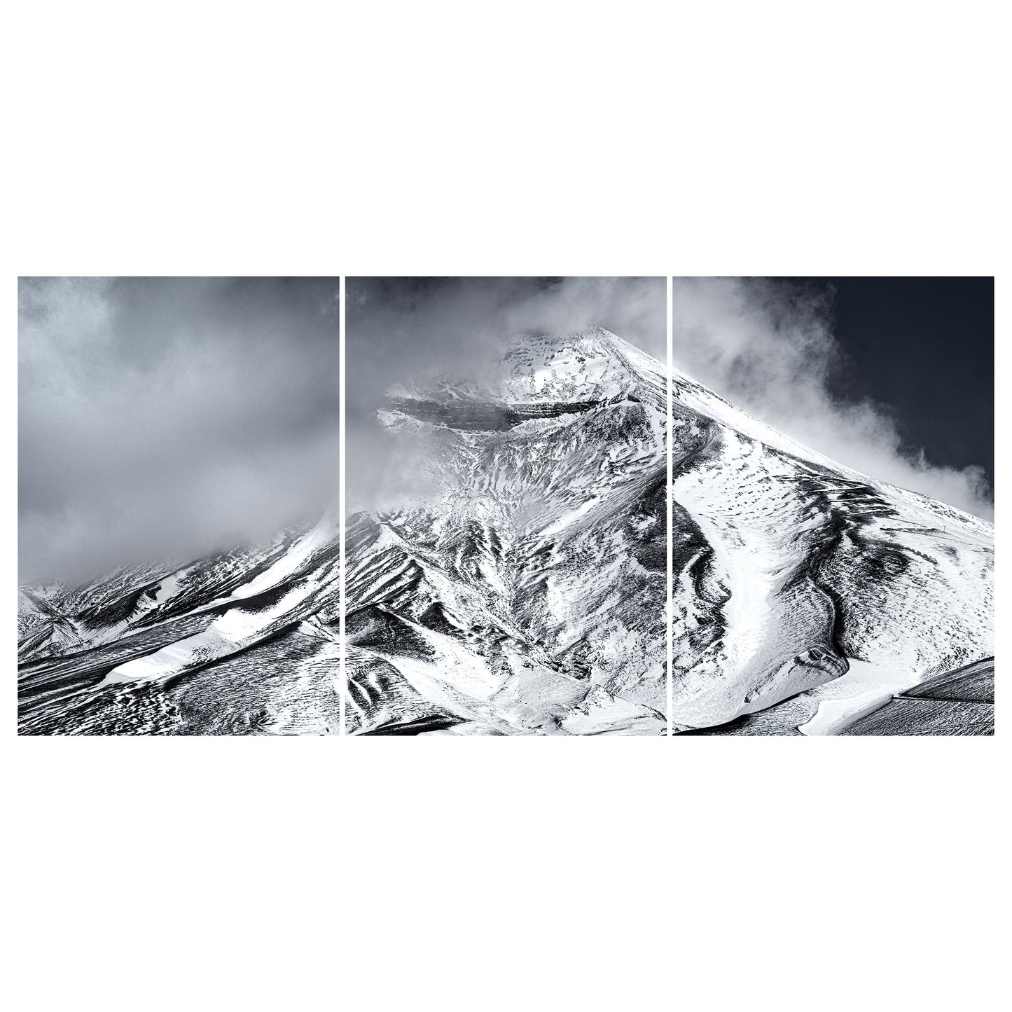 Tríptico Volcán Lonquimay