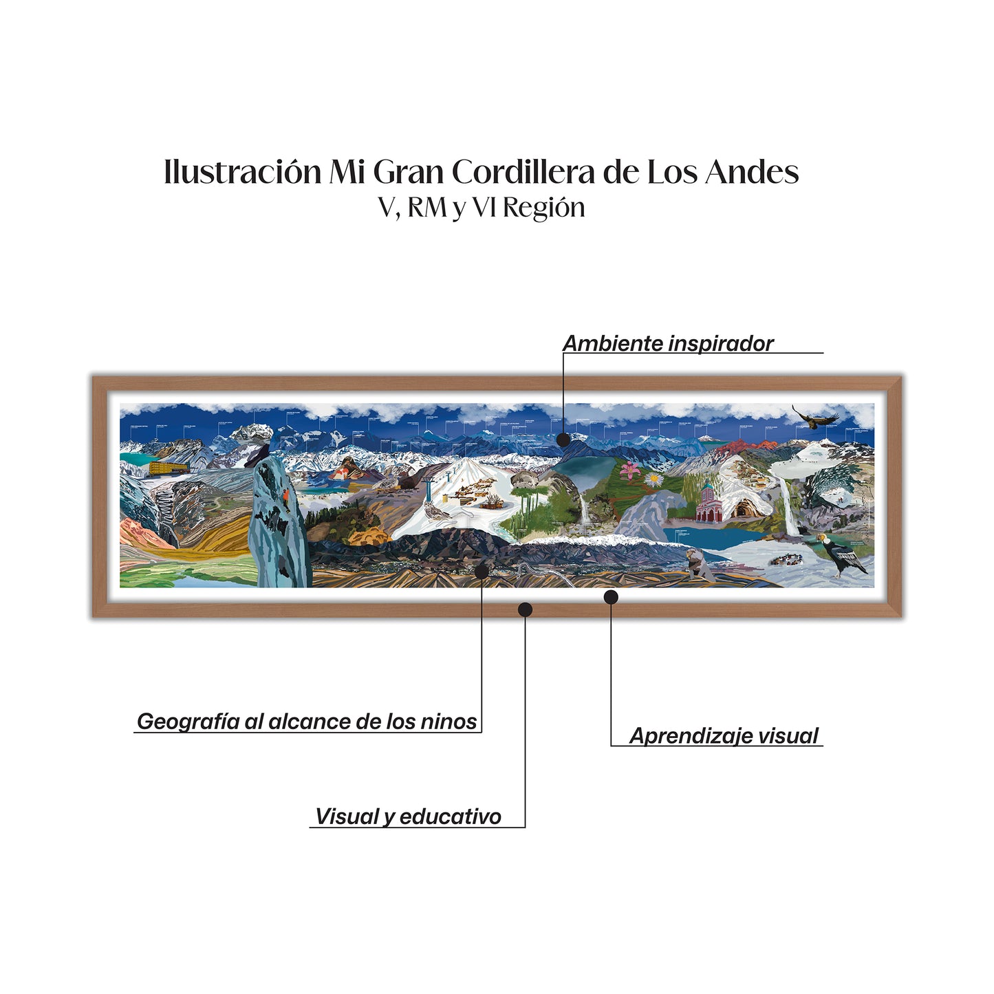Mi gran Cordillera, V, RM y VI