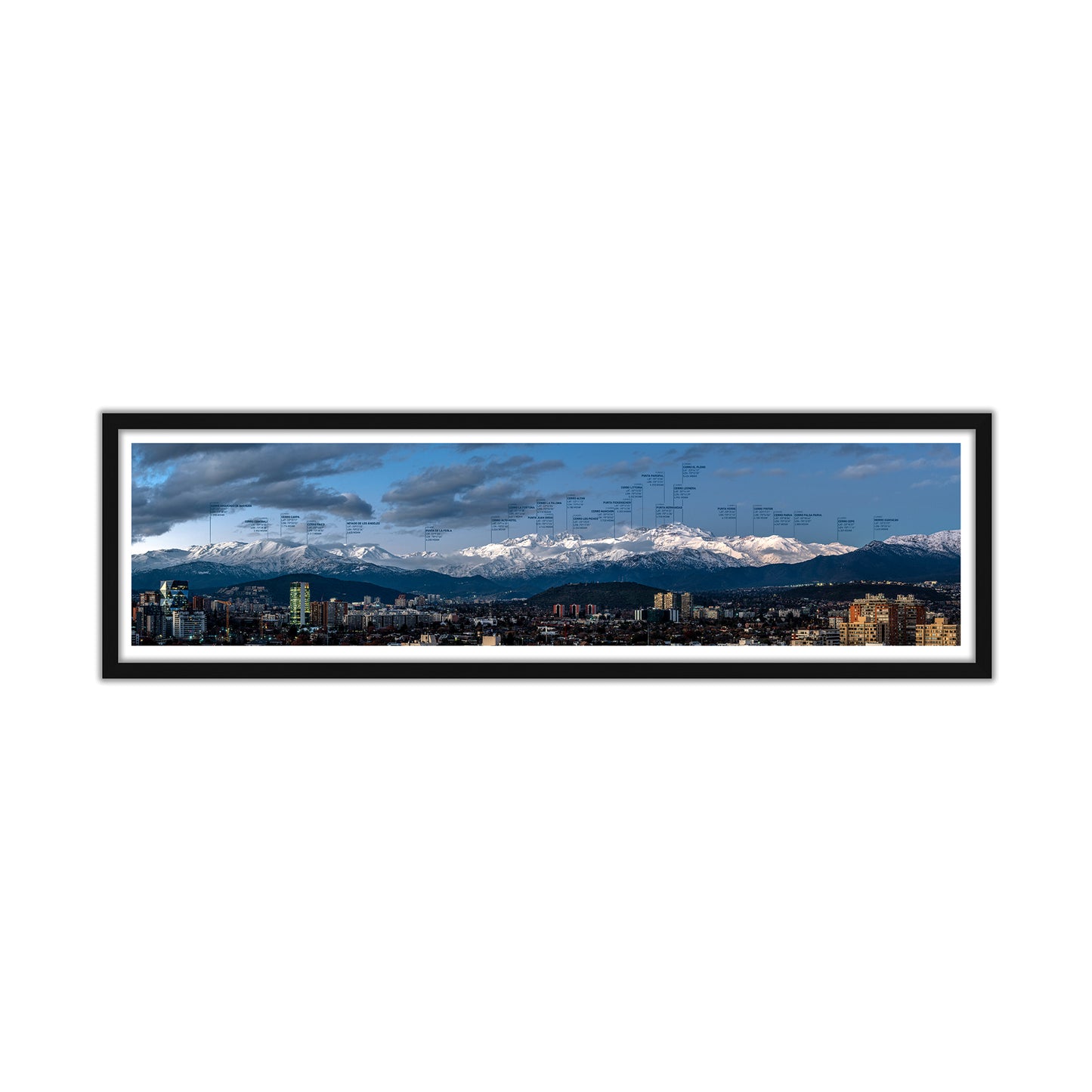 Después de la Tormenta 30x110cm / Negro
