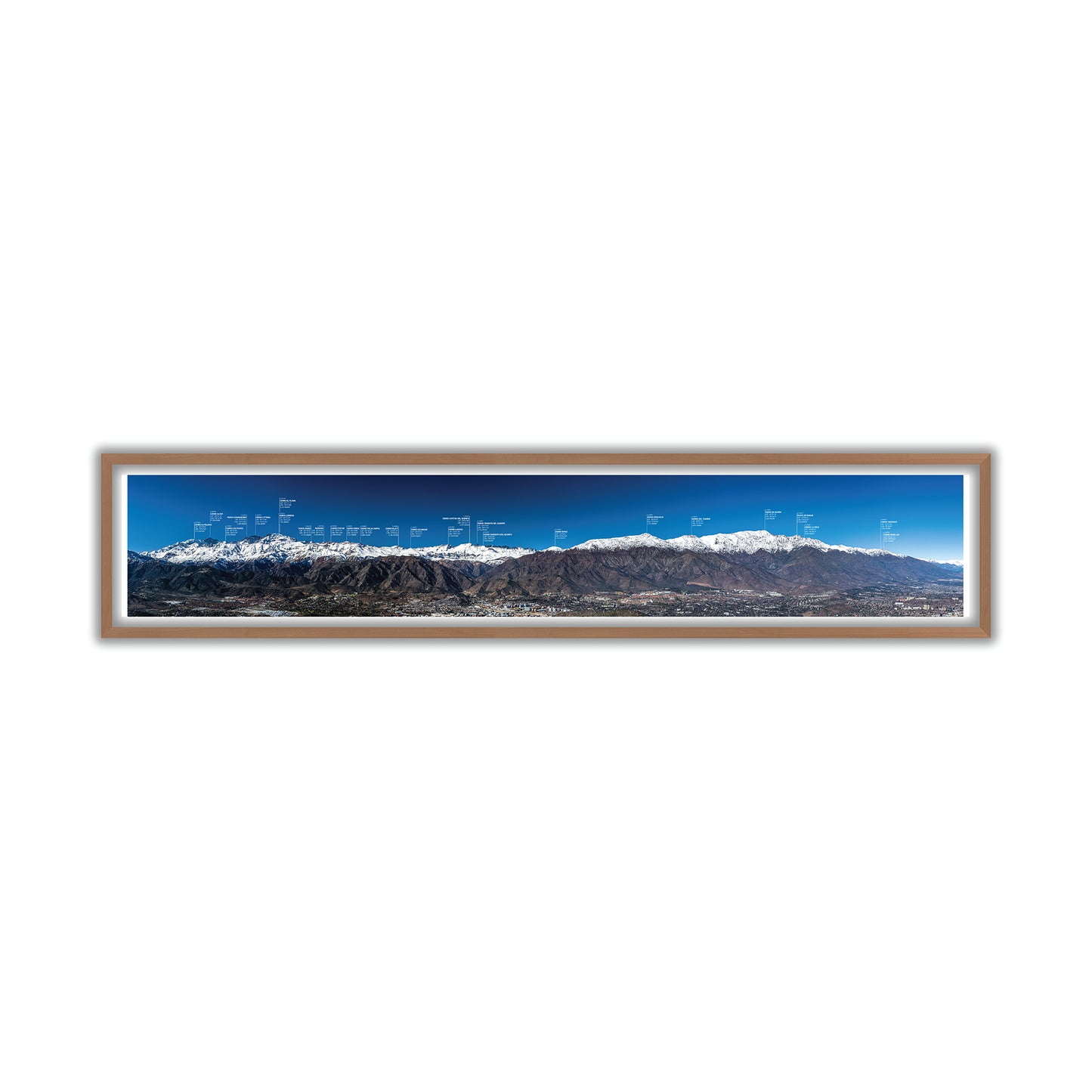 Cumbres de Santiago, 22x110cm / Mañio