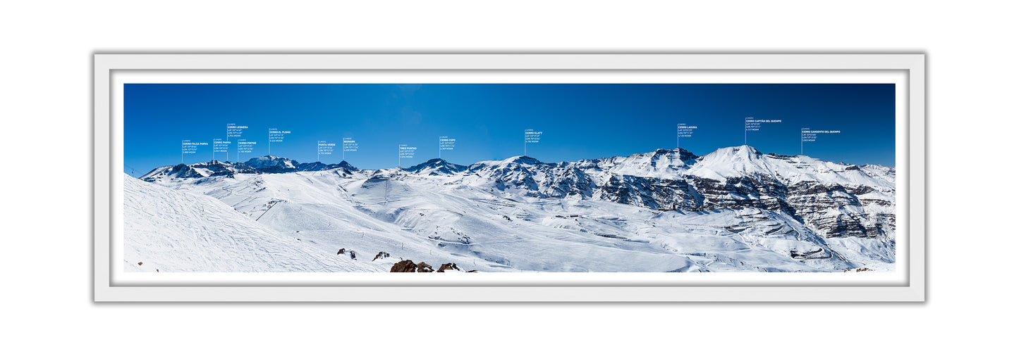 Panorámica Valle Nevado y Centros de Ski