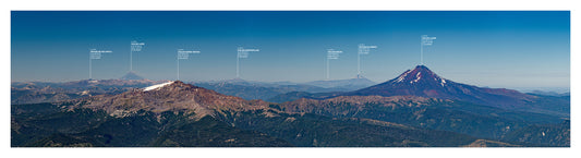 Panorámica volcanes de La Araucanía