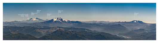 Panorámica Cumbre Volcán Lonquimay al Norte