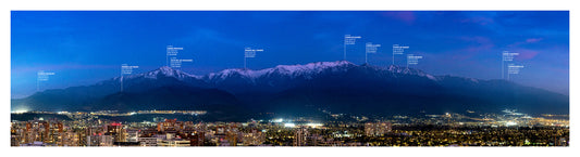 Panorámica Sierra de Ramón, anochecer 2022