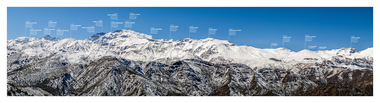 Panorámica Andes Centrales Septiembre 2021