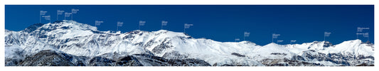 Panorámica Macizo Plomo, La Parva y El Colorado