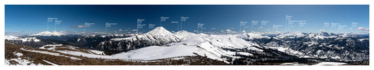 Panorámica Cumbres Araucanía Andina