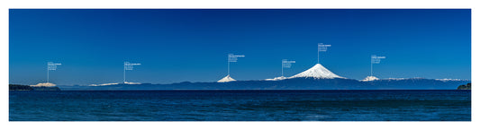 Panorámica Volcanes de Los Lagos