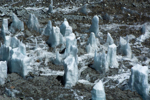 Penitentes del Glaciar Iver