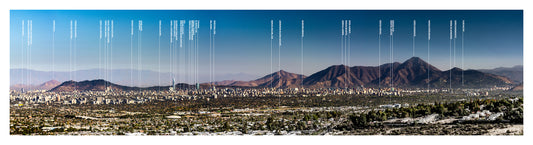 Panorámica Íconos y Edificios de Santiago