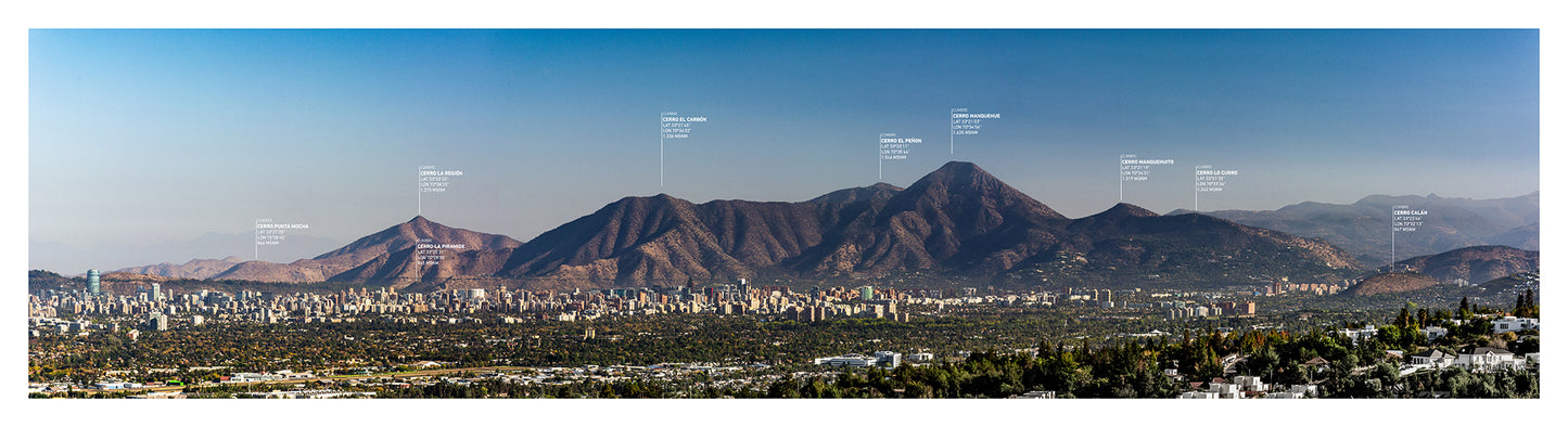 Panorámica Cordón del Manquehue