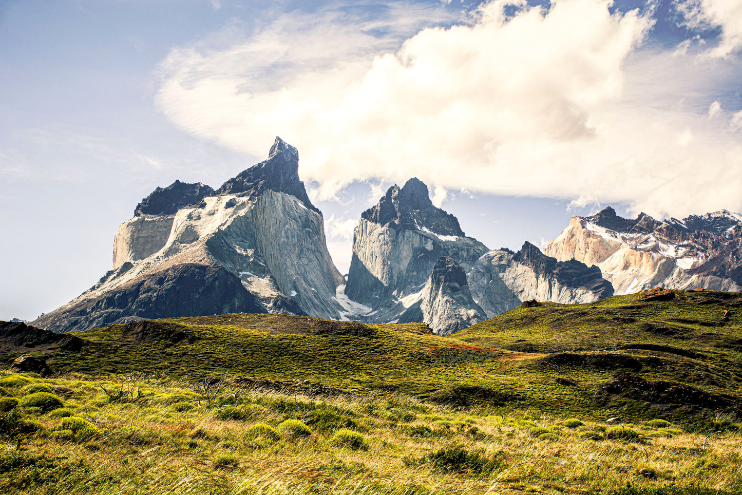 Cuernos del Paine en Verano