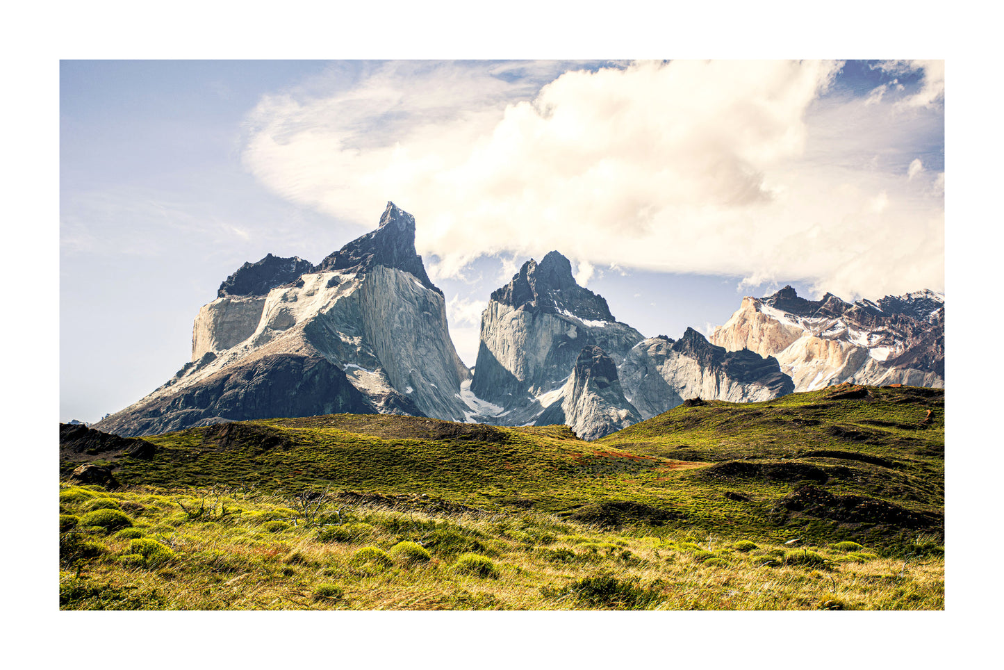 Cuernos del Paine en Verano