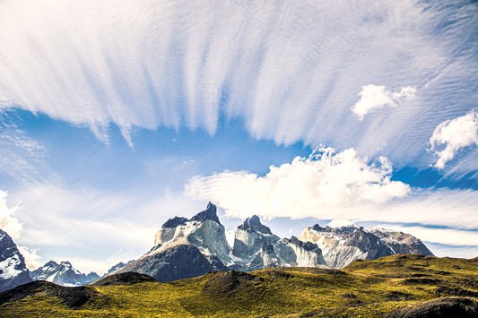 Cuernos del Paine bajo Nubes