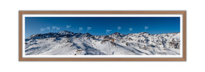 Panorámica Macizo Plomo Invernal y Centros de Ski 2022