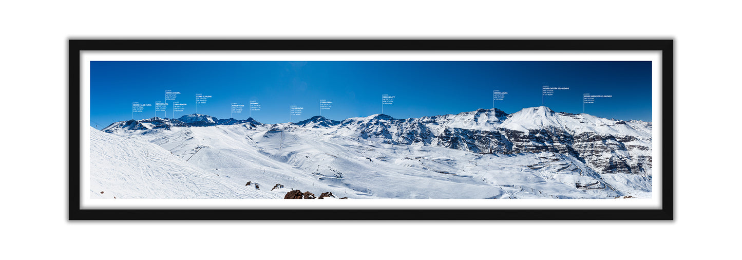 Panorámica Valle Nevado y Centros de Ski